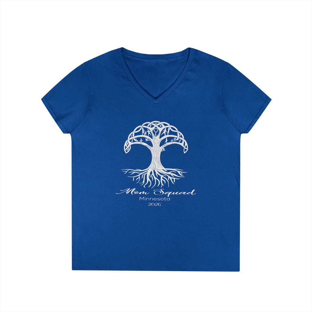 Printify V-neck S / Royal Mom Squad V Neck