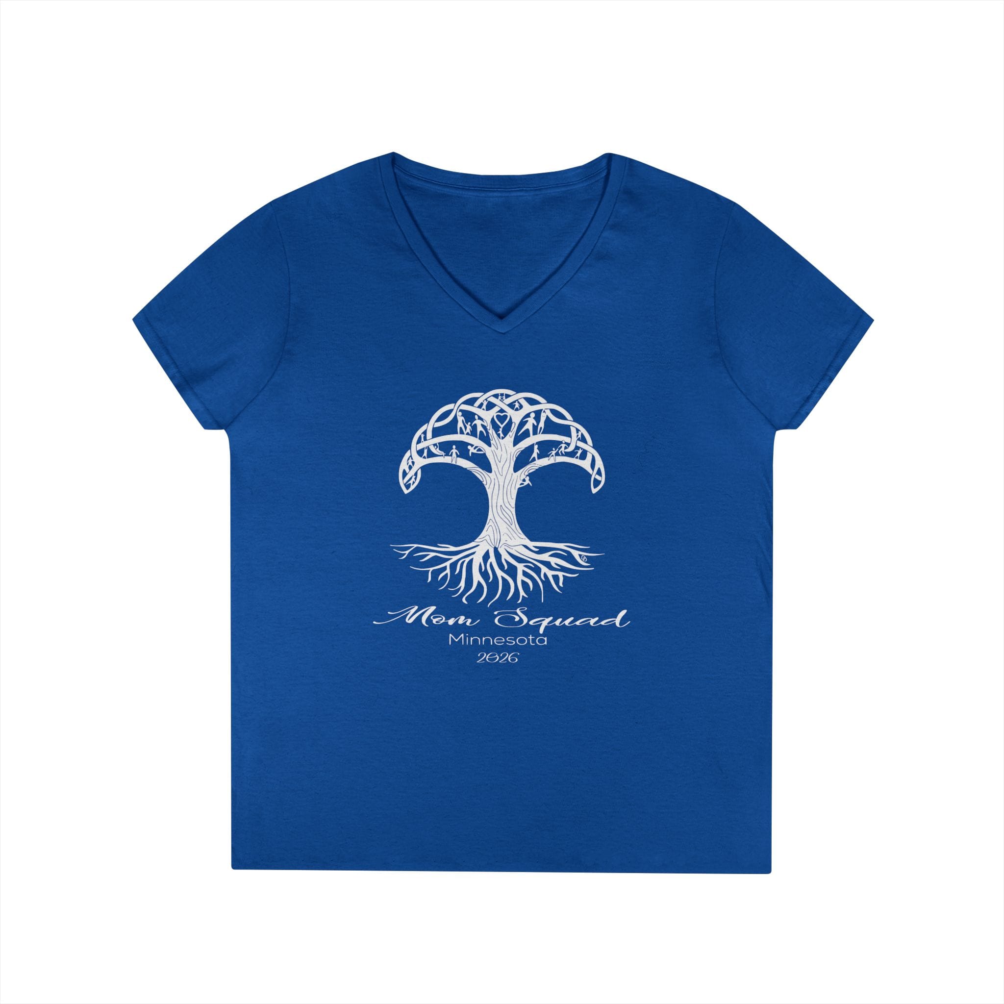 Printify V-neck S / Royal Mom Squad V Neck